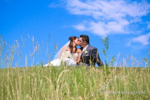 Big Blue Sky! Beautiful Michigan Outdoor Wedding Photography